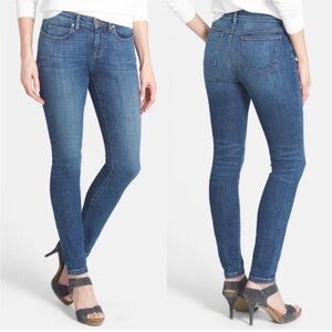 Eileen Fisher Organic Cotton Low Rise Skinny Jean Medium Wash